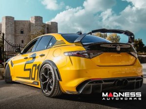 Alfa Romeo Giulia Quadrifoglio GTAm Conversion Kit by PariS'5 GaraGe - Center Exit Performance Exhaust 